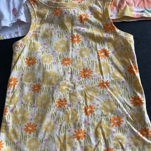 Cat & Jack White and Yellow Tank Tops for Summer - Picture 2 of 5